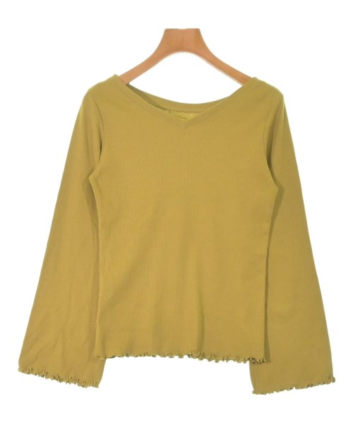 EARTH MUSIC&ECOLOGY(アースミュージックアンドエコロジー)Tシャツ・カットソー 黄 サイズ:S/2200664840037