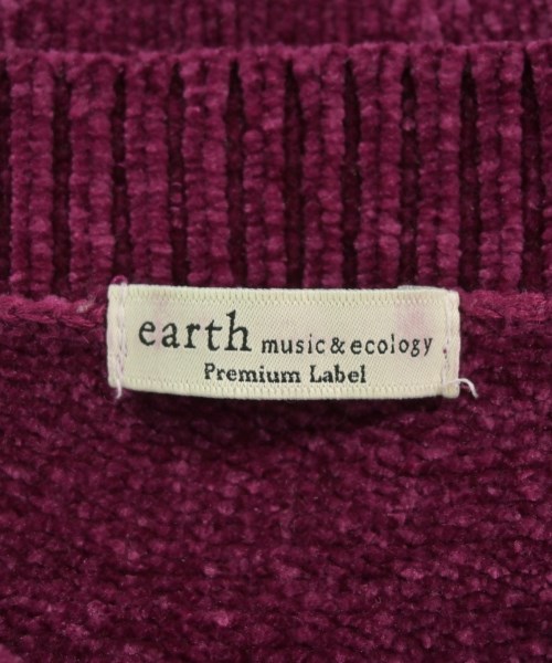 EARTH MUSIC&ECOLOGY（アースミュージックアンドエコロジー）ニット・セーター ピンク サイズ:F レディース/2200724376018