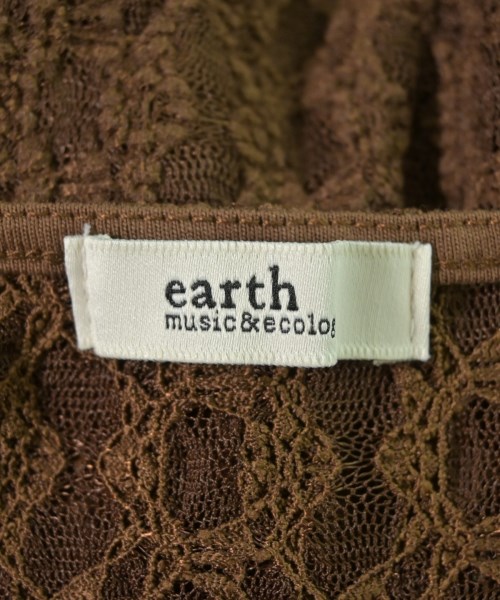 EARTH MUSIC&ECOLOGY（アースミュージックアンドエコロジー）ブラウス 茶 サイズ:F レディース/2200726001093