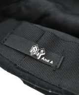 and A（アンドエー）ハンチング・ベレー帽 黒 サイズ:- メンズ/2200627117152