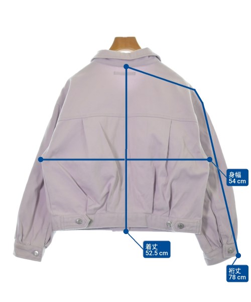 Heather（ヘザー）カジュアルジャケット 紫 サイズ:F レディース/2200644125017