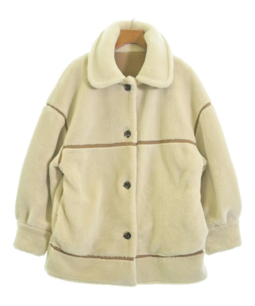 Heather(ヘザー)ムートンコート 白 サイズ:F/2200644400015