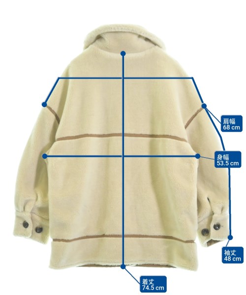 Heather（ヘザー）ムートンコート 白 サイズ:F レディース/2200644400015