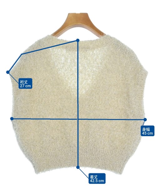 Heather（ヘザー）ベスト/ノースリーブ ベージュ サイズ:F レディース/2200644400077