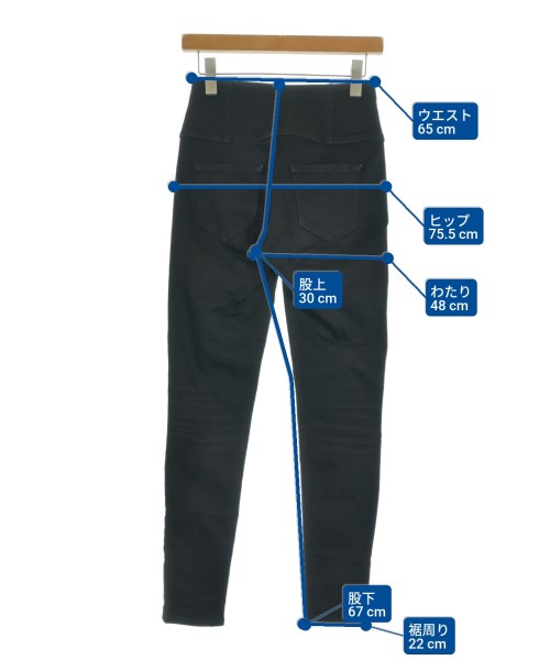 Heather（ヘザー）デニムパンツ 黒 サイズ:M レディース/2200623076064