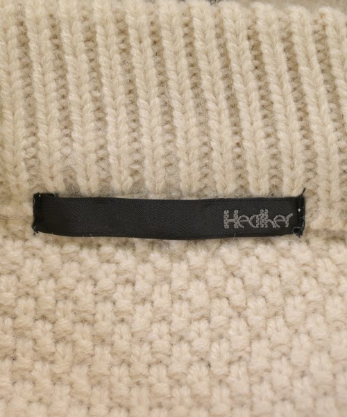 Heather（ヘザー）ニット・セーター 白 サイズ:F レディース/2200623076088