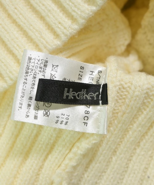 Heather（ヘザー）ニット・セーター 白 サイズ:F レディース/2200608892030
