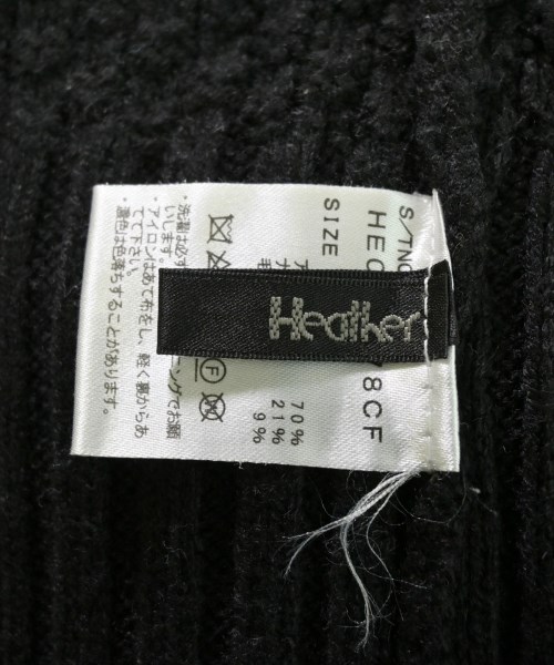 Heather（ヘザー）ニット・セーター 黒 サイズ:F レディース/2200608892047
