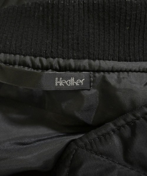 Heather（ヘザー）ミリタリーブルゾン 黒 サイズ:F レディース/2200671871024