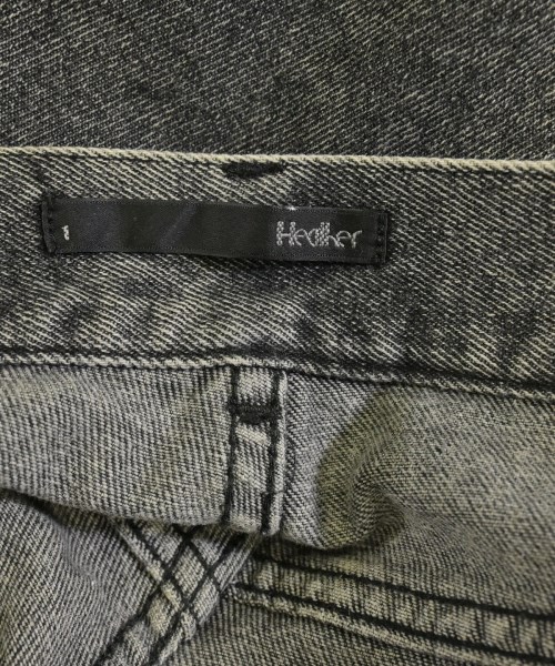Heather（ヘザー）デニムパンツ 黒 サイズ:M レディース/2200668540070