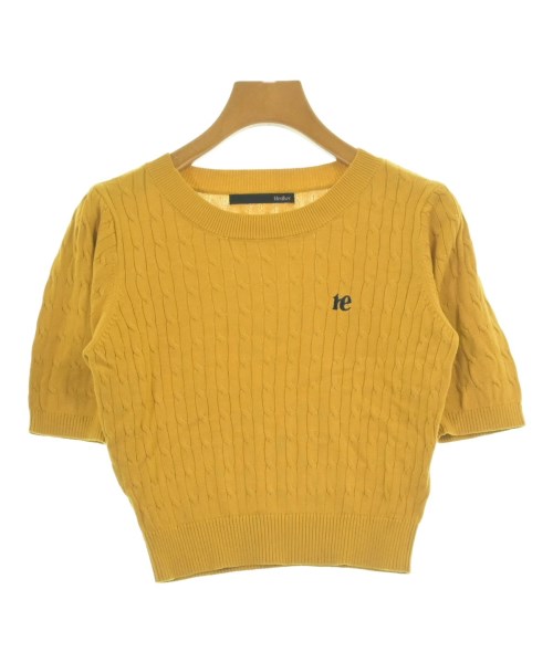 Heather(ヘザー)ニット・セーター 黄 サイズ:F/2200679081050