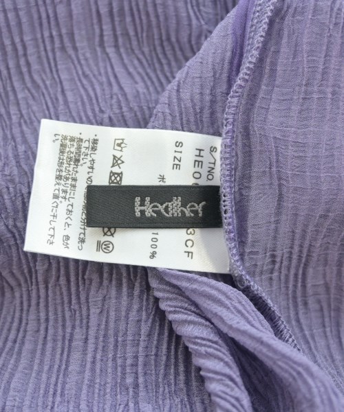 Heather（ヘザー）ブラウス 紫 サイズ:F レディース/2200677391052