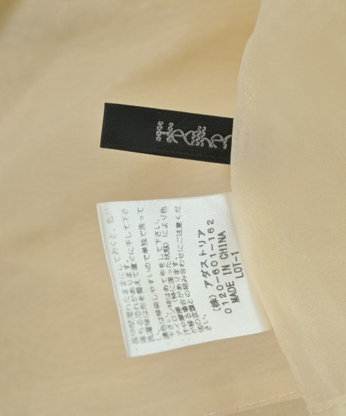Heather（ヘザー）カジュアルシャツ 黄 サイズ:F レディース/2200691285085