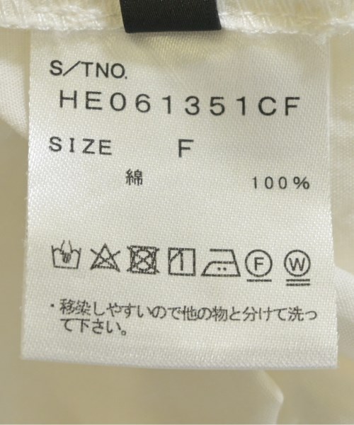 Heather（ヘザー）ブラウス 白 サイズ:F レディース/2200696617034