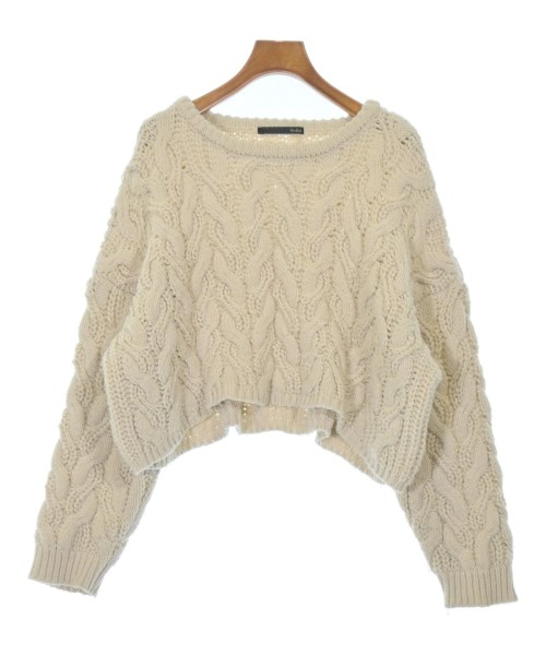 Heather(ヘザー)ニット・セーター ベージュ サイズ:F/2200652938036