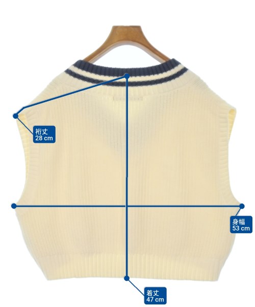 Heather（ヘザー）ニット・セーター 白 サイズ:F レディース/2200652938067