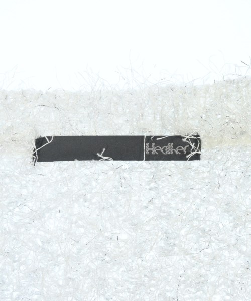 Heather（ヘザー）ベスト 白 サイズ:F レディース/2200655543039