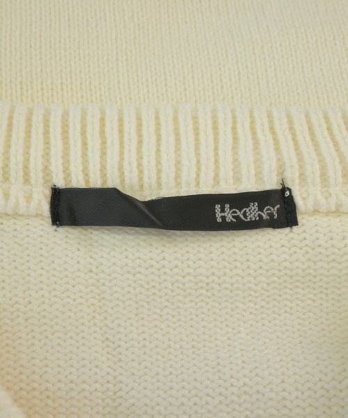Heather（ヘザー）ニット・セーター 白 サイズ:F レディース/2200660590028