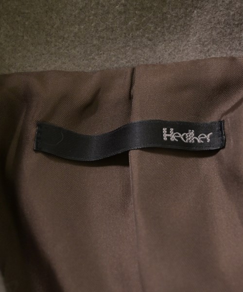 Heather（ヘザー）ステンカラーコート グレー サイズ:F レディース/2200708164013