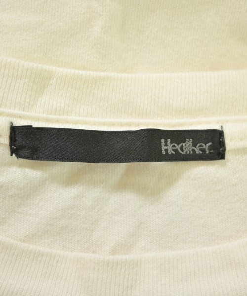 Heather（ヘザー）Tシャツ・カットソー 白 サイズ:F レディース/2200715697023