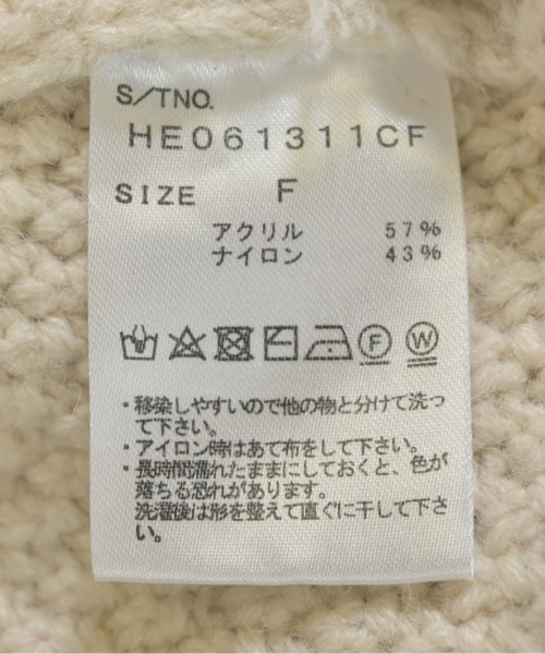 Heather（ヘザー）ニット・セーター 白 サイズ:F レディース/2200703439079