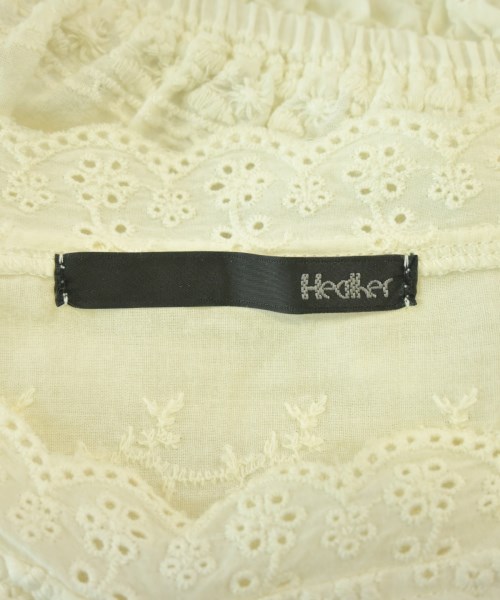 Heather（ヘザー）カジュアルシャツ 白 サイズ:F レディース/2200710312020