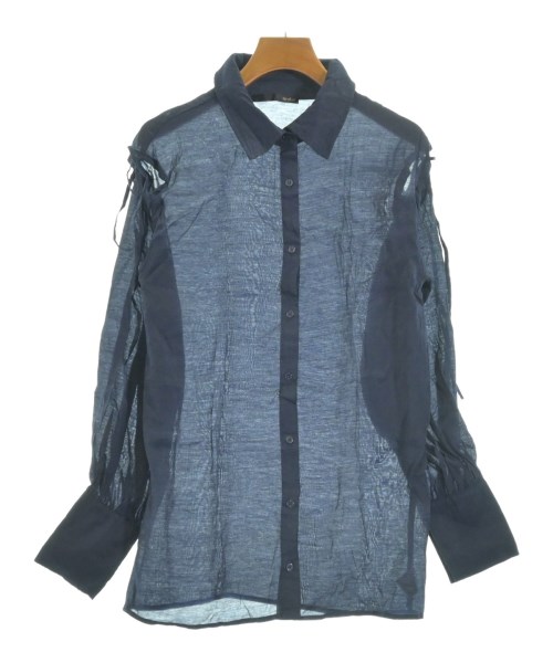 Heather(ヘザー)カジュアルシャツ 紺 サイズ:F/2200665036088