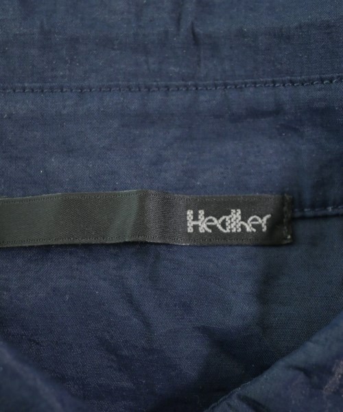 Heather（ヘザー）カジュアルシャツ 紺 サイズ:F レディース/2200665036088