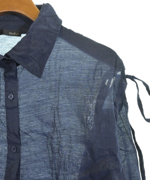 Heather（ヘザー）カジュアルシャツ 紺 サイズ:F レディース/2200665036088