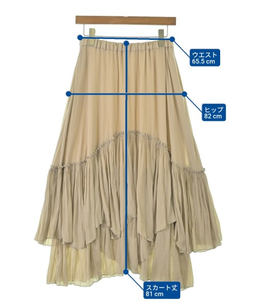 Heather（ヘザー）ロング・マキシ丈スカート ベージュ サイズ:F レディース/2200659925022