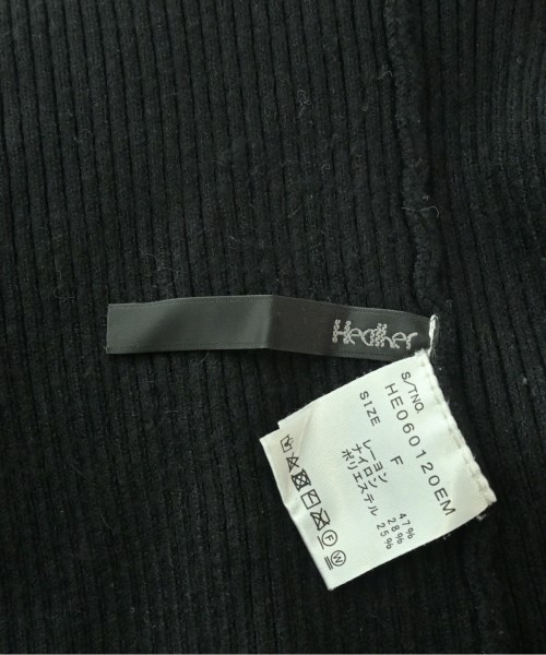 Heather（ヘザー）ニット・セーター 黒 サイズ:F レディース/2200662557074