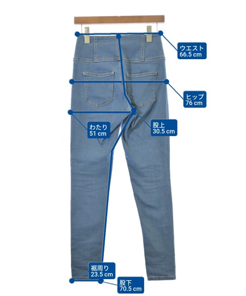 Heather（ヘザー）デニムパンツ 青 サイズ:M レディース/2200664733056