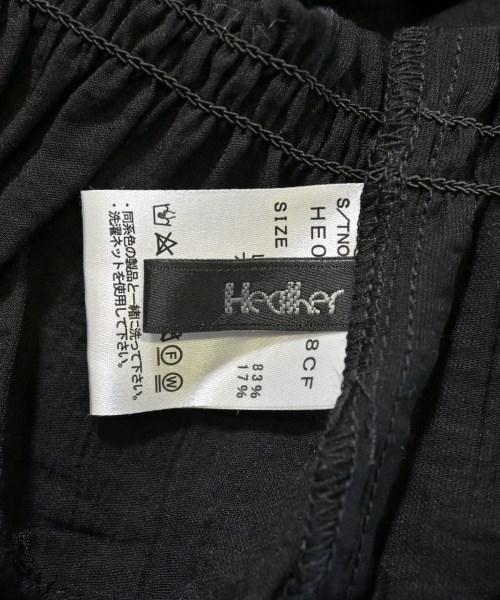 Heather（ヘザー）カジュアルシャツ 黒 サイズ:F レディース/2200666429056