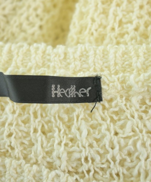 Heather（ヘザー）ニット・セーター 白 サイズ:F レディース/2200666429063