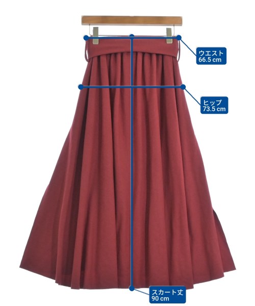 ANALOG LIGHTING（アナログ　ライティング）ロング・マキシ丈スカート 赤 サイズ:F レディース/2200670558193