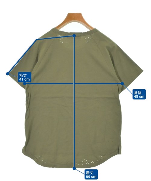 RNA（アールエヌエー）Tシャツ・カットソー カーキ サイズ:M メンズ/2200634043079