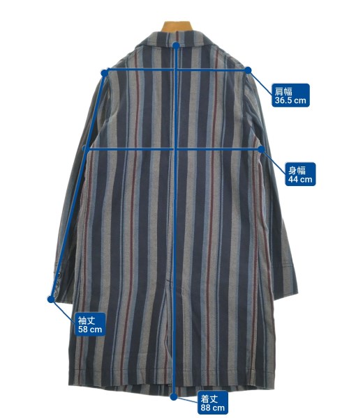 RNA（アールエヌエー）チェスターコート 紺 サイズ:M レディース/2200646712130