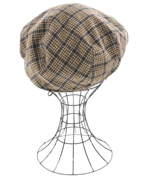 CA4LA（カシラ）ハンチング・ベレー帽 茶 サイズ:L メンズ/2200647889084