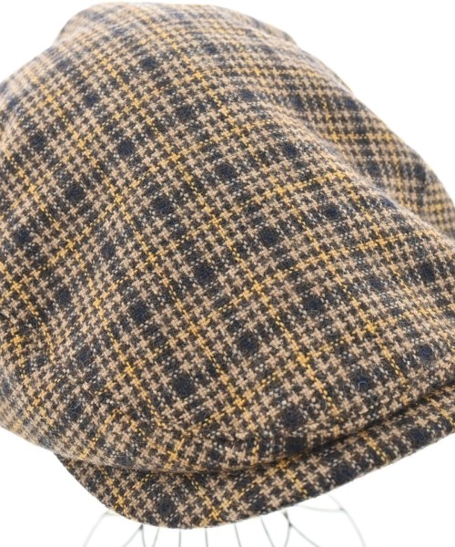 CA4LA（カシラ）ハンチング・ベレー帽 茶 サイズ:L メンズ/2200647889084