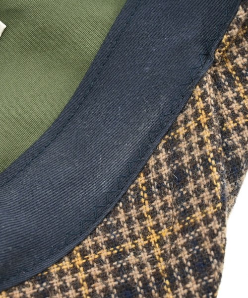 CA4LA（カシラ）ハンチング・ベレー帽 茶 サイズ:L メンズ/2200647889084