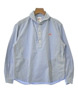 DANTON（ダントン）カジュアルシャツ 青 サイズ:34(XS位) レディース/2200635000033