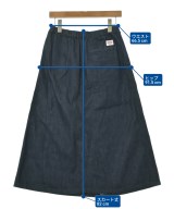 DANTON（ダントン）ロング・マキシ丈スカート 紺 サイズ:36(S位) レディース/2200637963176