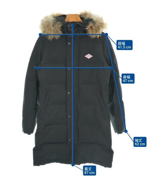 DANTON（ダントン）ダウンジャケット/ダウンベスト 黒 サイズ:36(S位) レディース/2200639133010