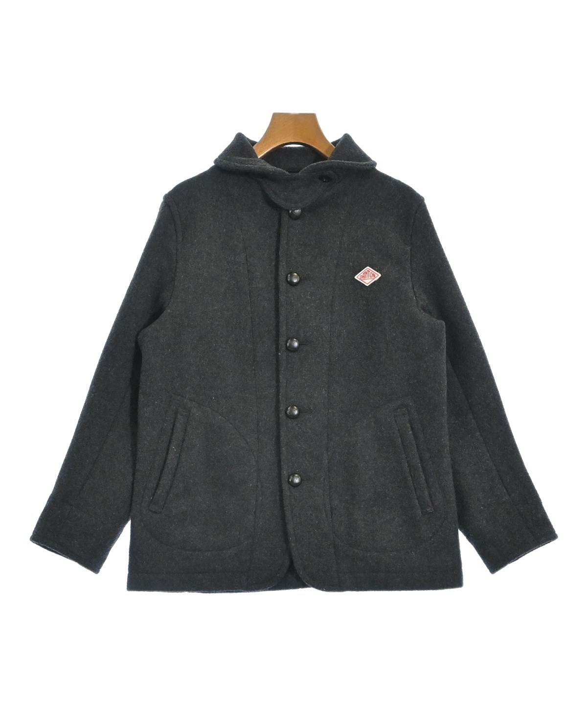 DANTON（ダントン）ピーコート グレー サイズ:38(M位) レディース