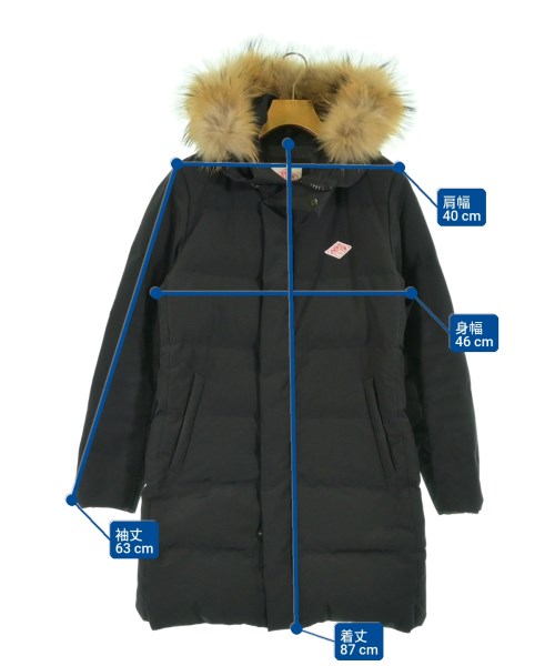 DANTON（ダントン）ダウンコート 黒 サイズ:36(S位) レディース/2200625230013