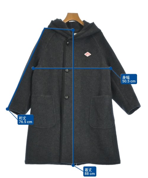 DANTON（ダントン）コート グレー サイズ:34(XS位) レディース/2200626097028