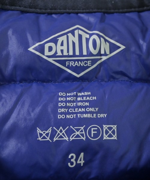 DANTON（ダントン）ダウンジャケット/ダウンベスト 紺 サイズ:34(XS位) レディース/2200628777010