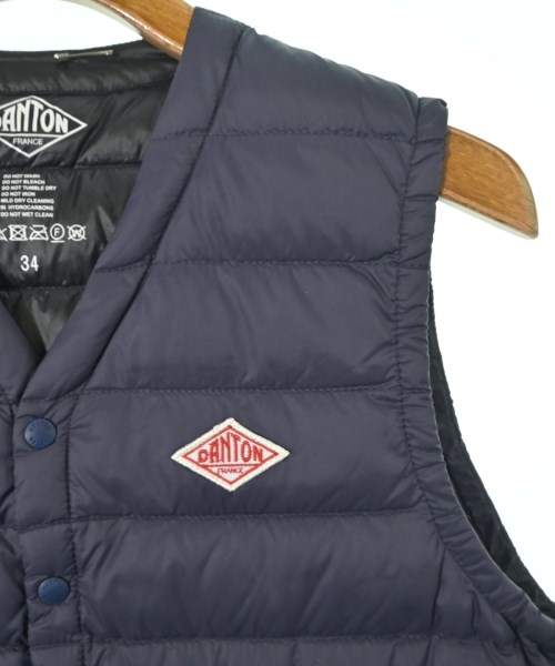 DANTON（ダントン）ダウンジャケット/ダウンベスト 紺 サイズ:34(XS位) レディース/2200629710030