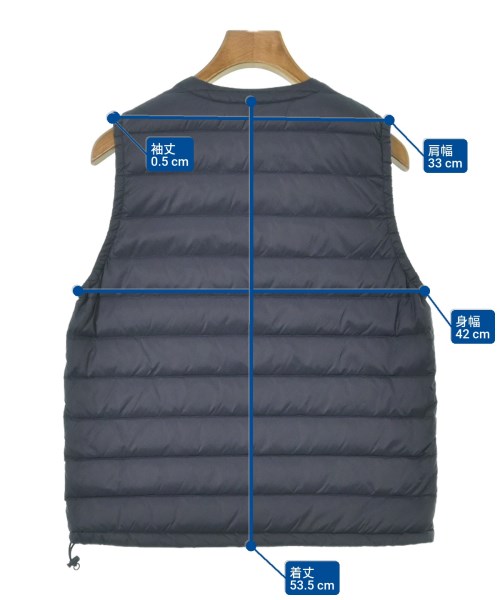 DANTON（ダントン）ダウンジャケット/ダウンベスト 紺 サイズ:34(XS位) レディース/2200629710030