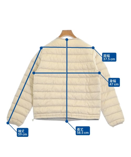 DANTON（ダントン）ダウンジャケット/ダウンベスト ベージュ サイズ:S レディース/2200631235019